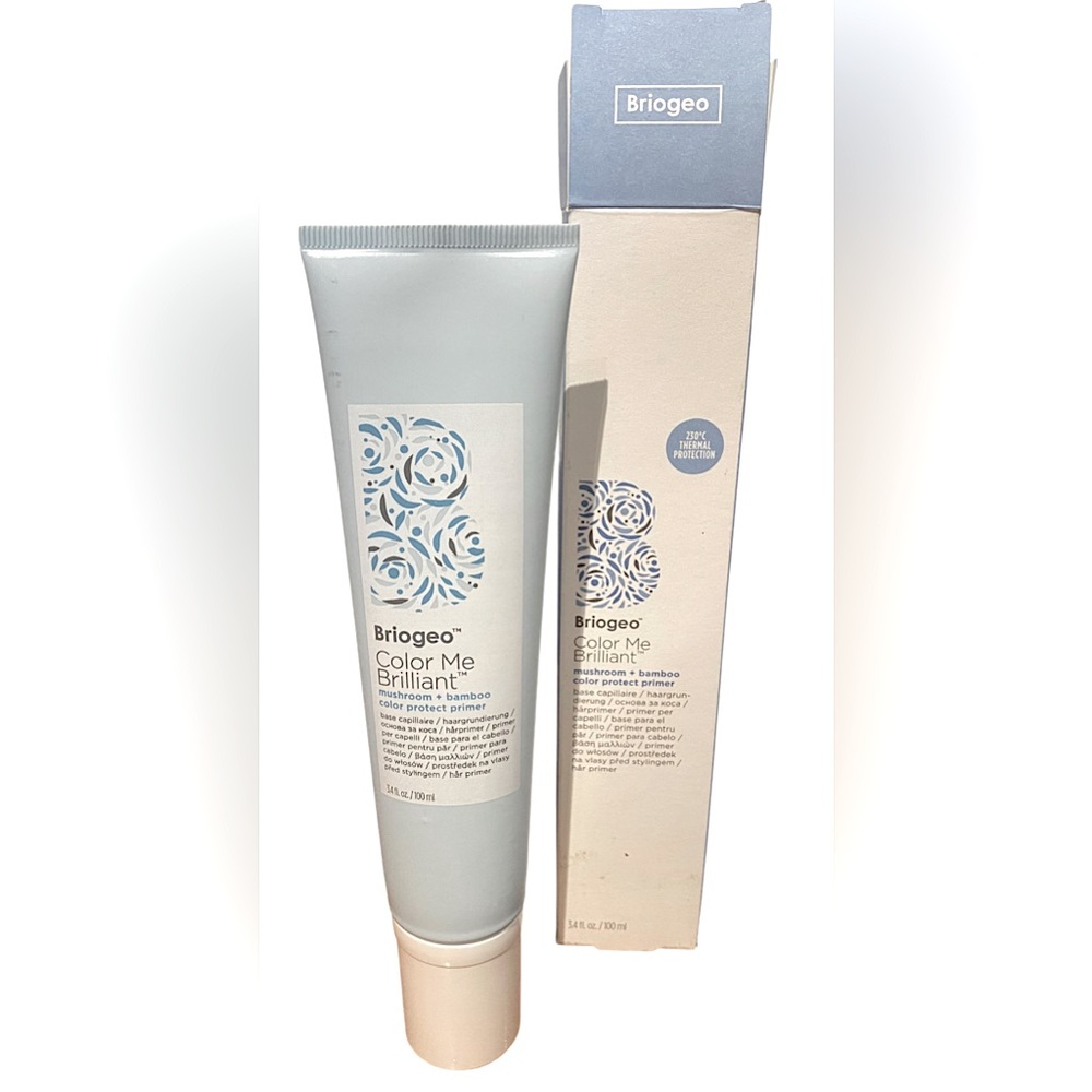 Briogeo Color Me Brilliant Mushroom Bamboo Protect Primer 100ml NEW